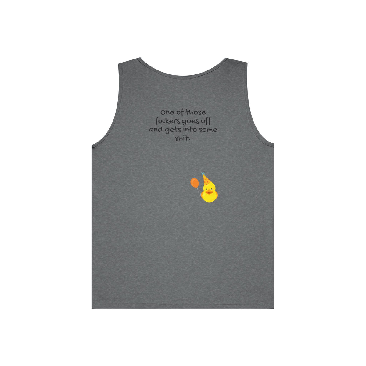 Ducks in a Row // Unisex Heavy Cotton Tank Top