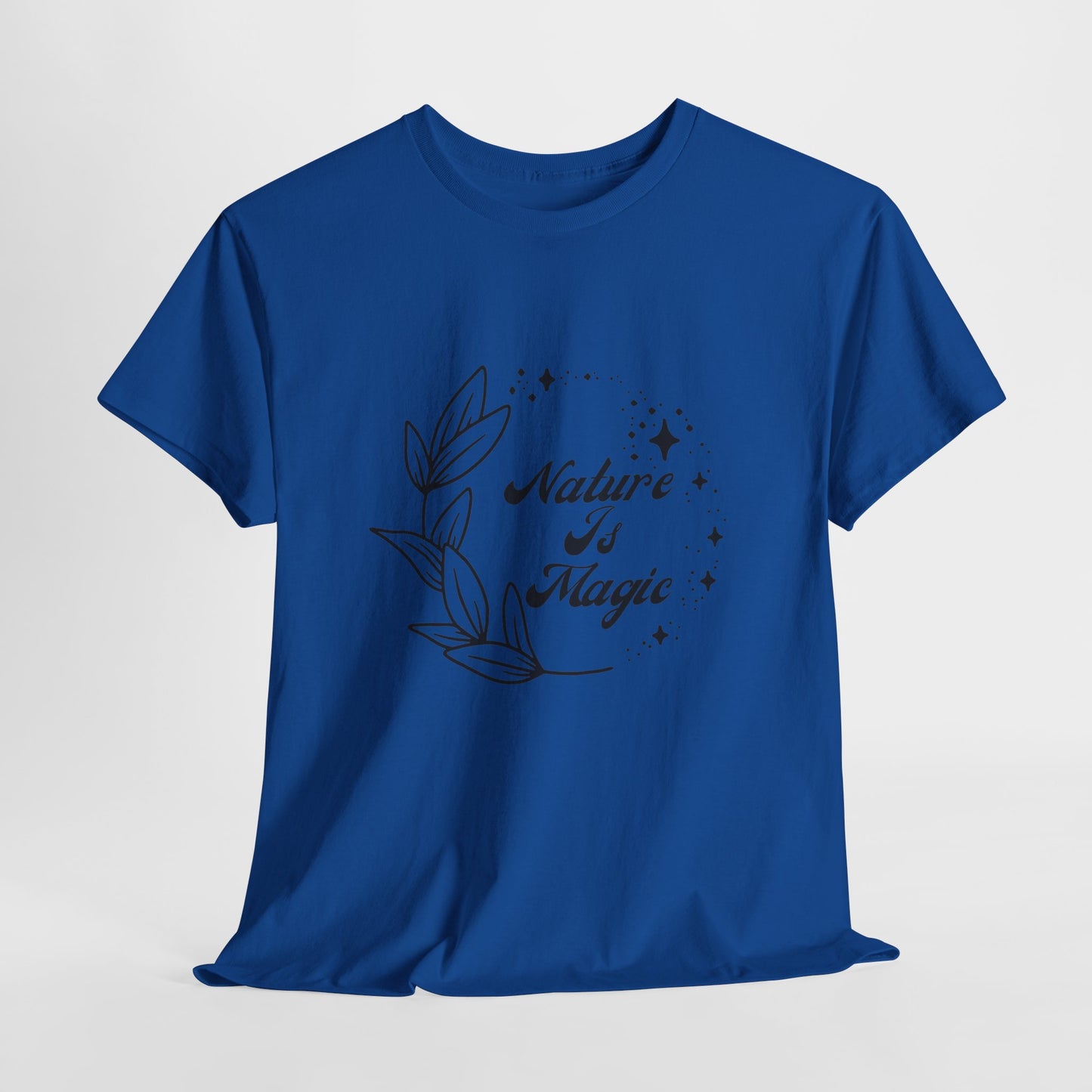 Nature is Magic // Unisex Heavy Cotton Tee - Nature-Themed Casual Wear