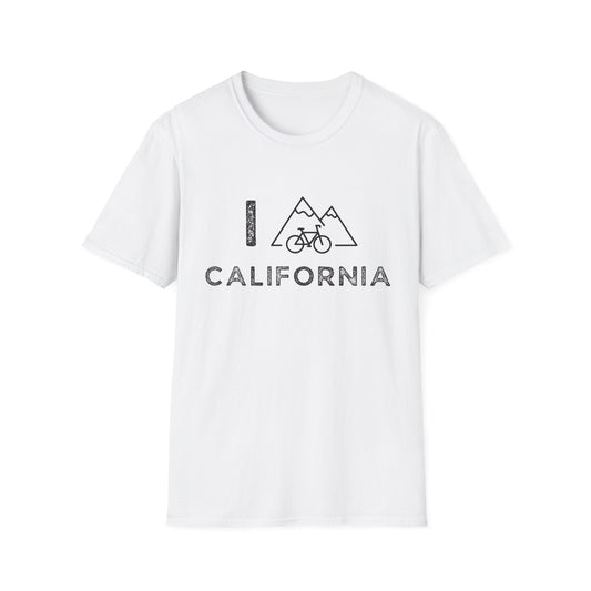 I (Mountain) Bike California // Unisex Softstyle T-Shirt