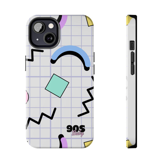 90s Baby Zig Zag and Shapes // iPhone Case