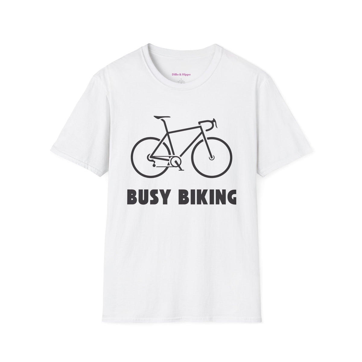 Busy (Road) Biking // Unisex Softstyle T-Shirt