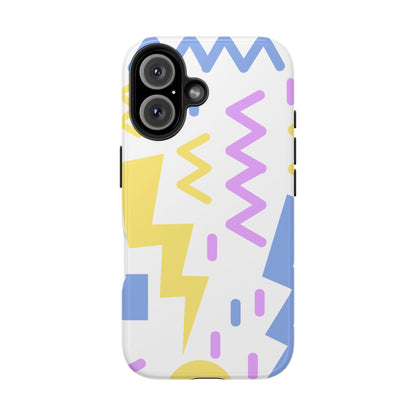 Zig Zag and Shapes // iPhone Case