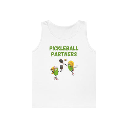 Pickleball Partners 3 // Unisex Heavy Cotton Tank Top