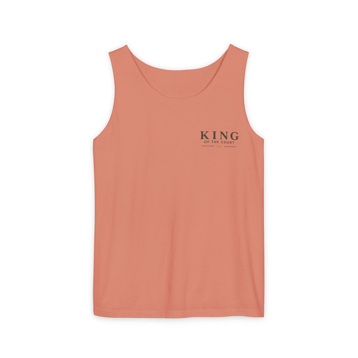 Tennis - King of the Court - Vintage Playing Card - Tank Top — Graphic Tank