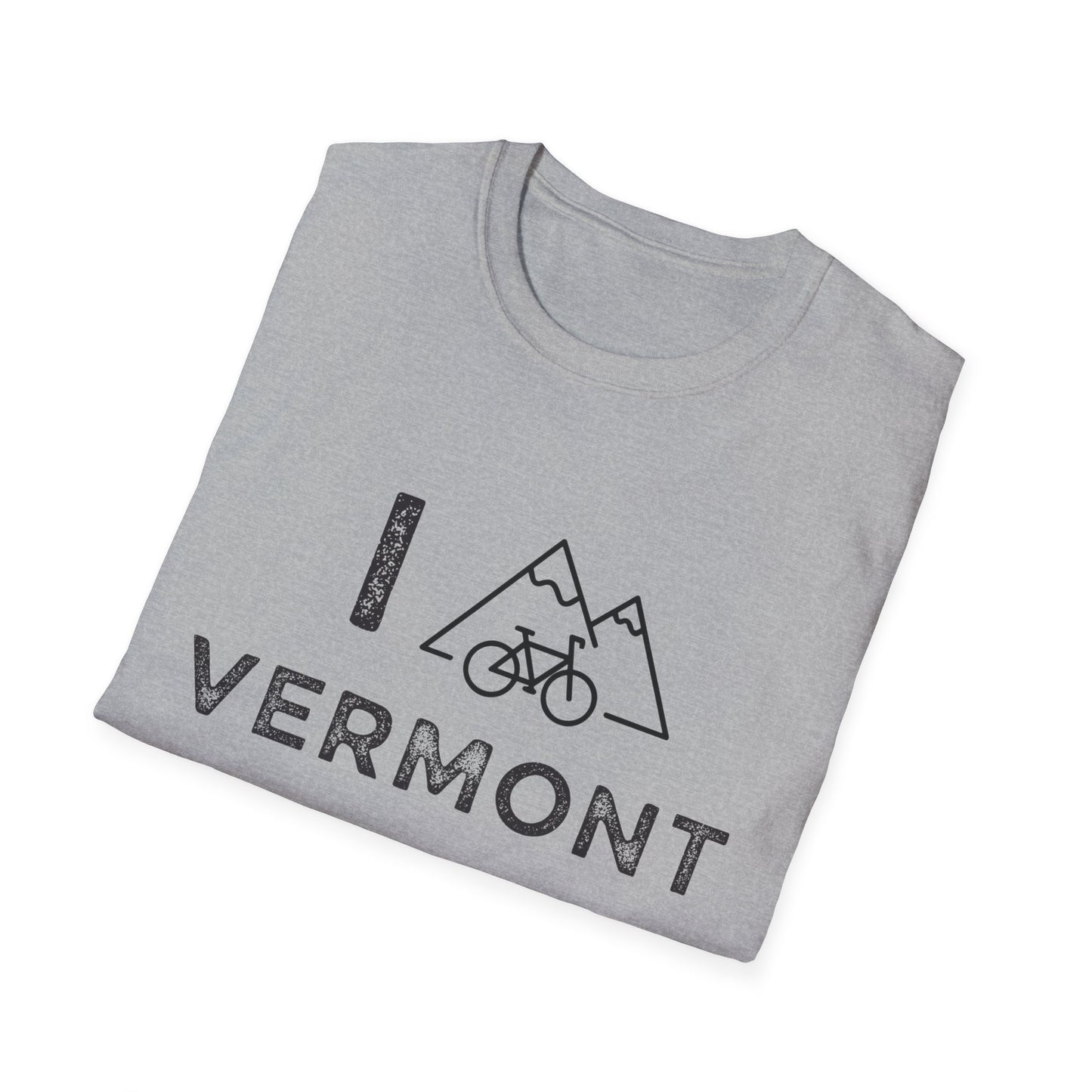 I (Mountain) Bike Vermont // Unisex Softstyle T-Shirt