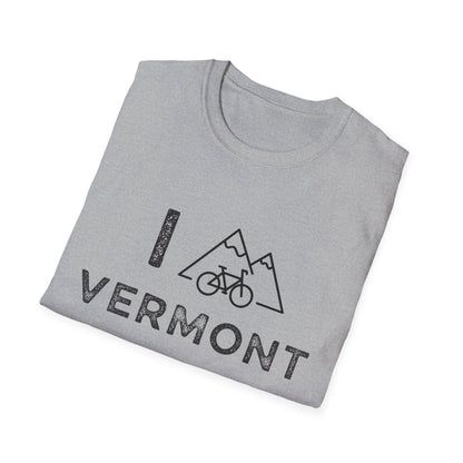 I (Mountain) Bike Vermont // Unisex Softstyle T-Shirt