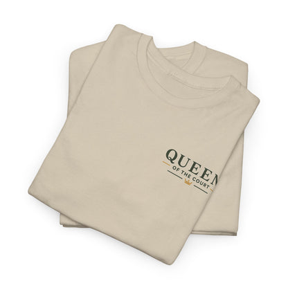 Tennis - Queen of the Court - Vintage Playing Card Graphic T-Shirt