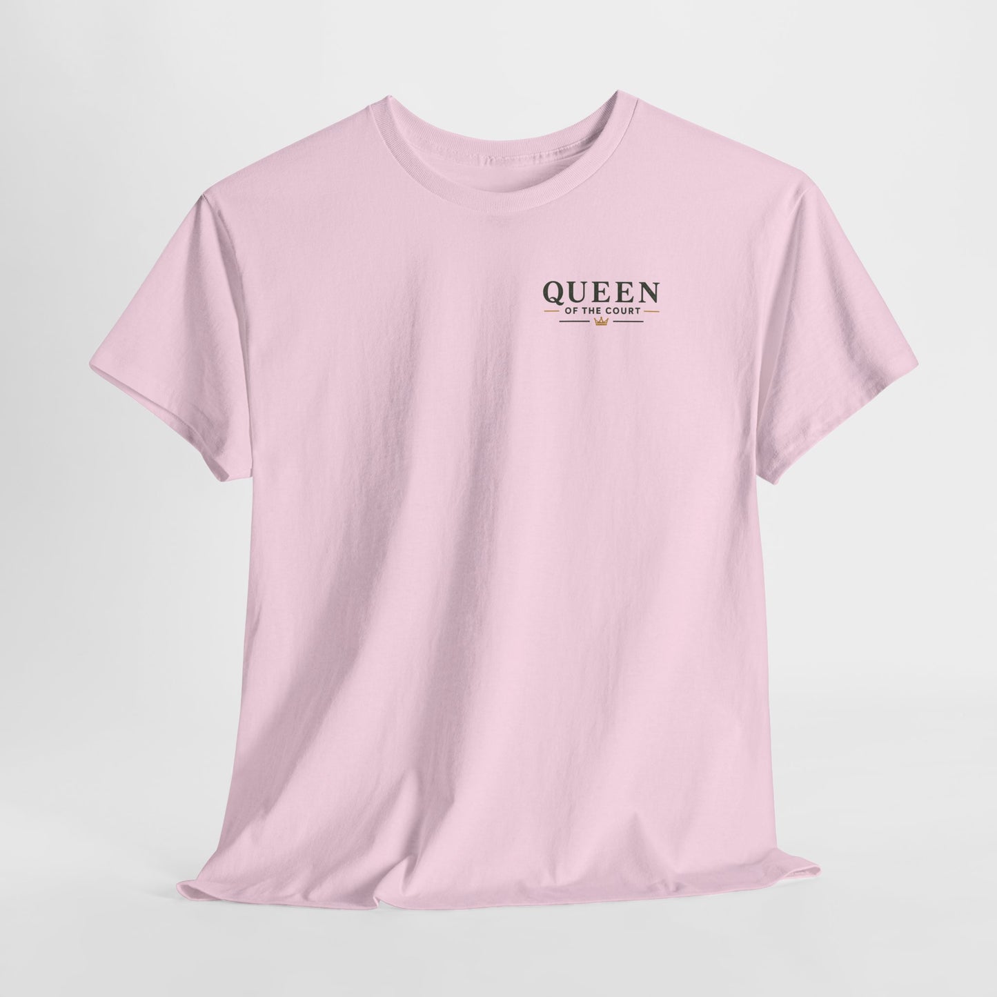 Tennis - Queen of the Court - Vintage Playing Card Graphic T-Shirt