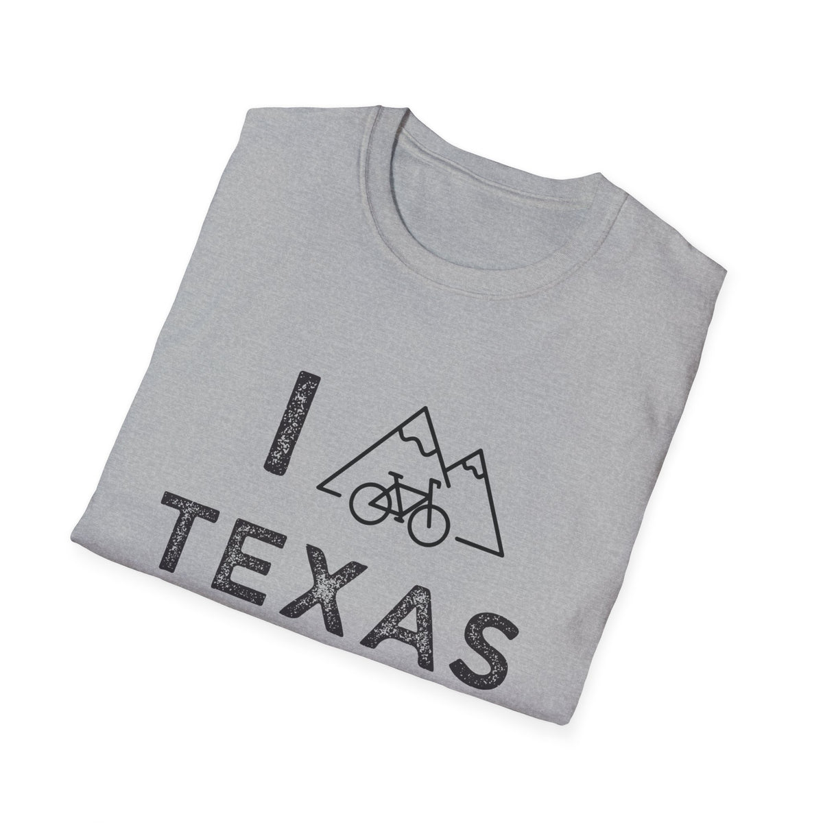 I (Mountain) Bike Texas // Unisex Softstyle T-Shirt
