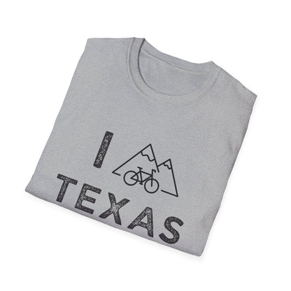 I (Mountain) Bike Texas // Unisex Softstyle T-Shirt
