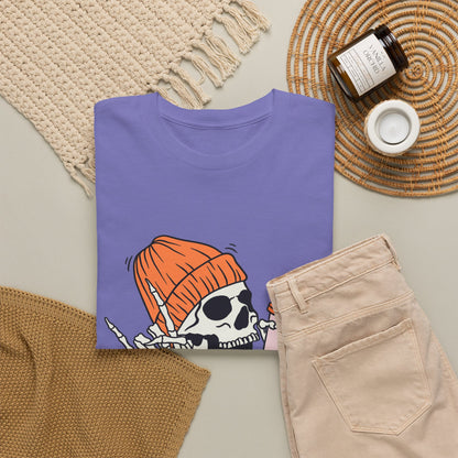 Skull Graphic Tee, Unisex Heavy Cotton, Casual Streetwear, Grunge Aesthetic, Halloween Costume, Gift for Him/Her