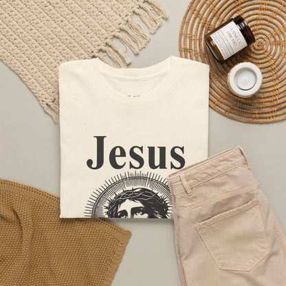 Religious Humor Unisex Heavy Cotton Tee - "Jesus Didn't Look Like This"