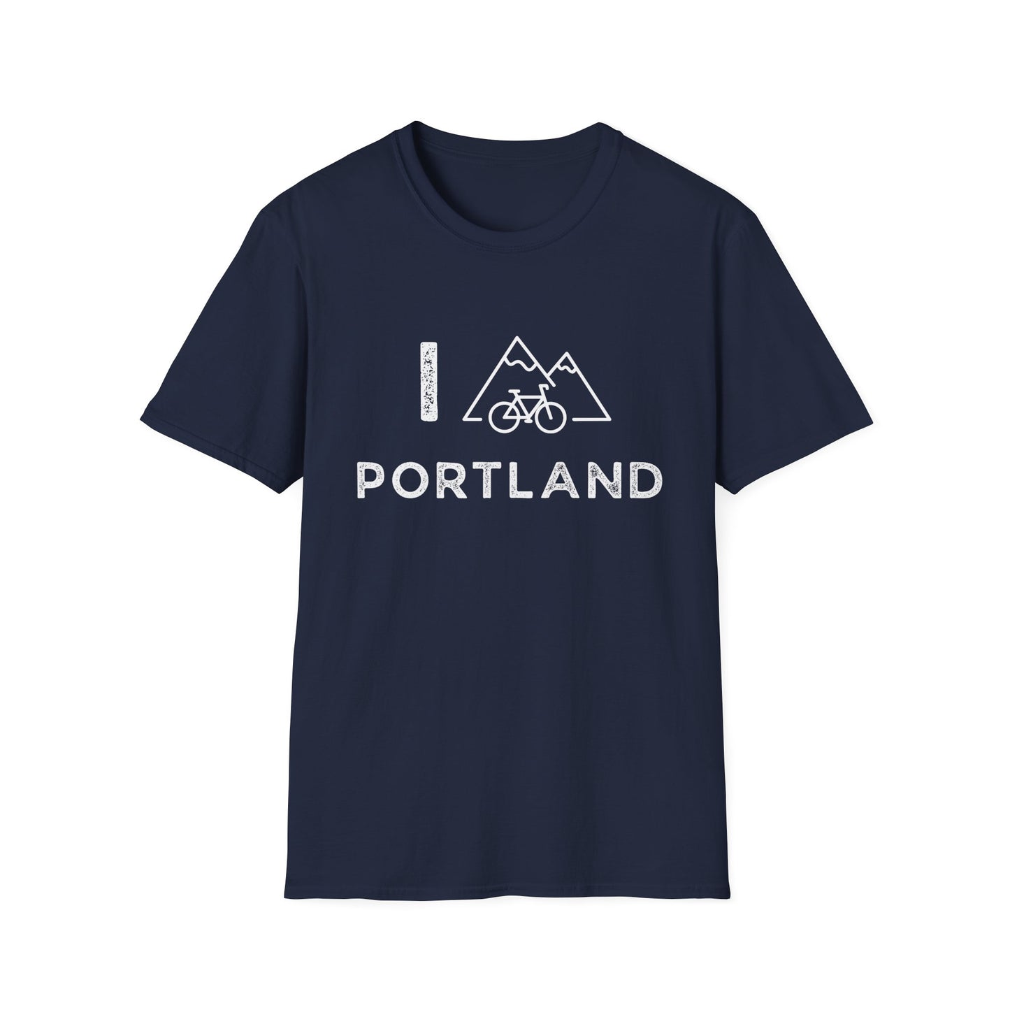 I (Mountain) Bike Portland // Unisex Softstyle T-Shirt