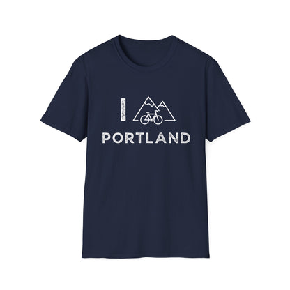 I (Mountain) Bike Portland // Unisex Softstyle T-Shirt