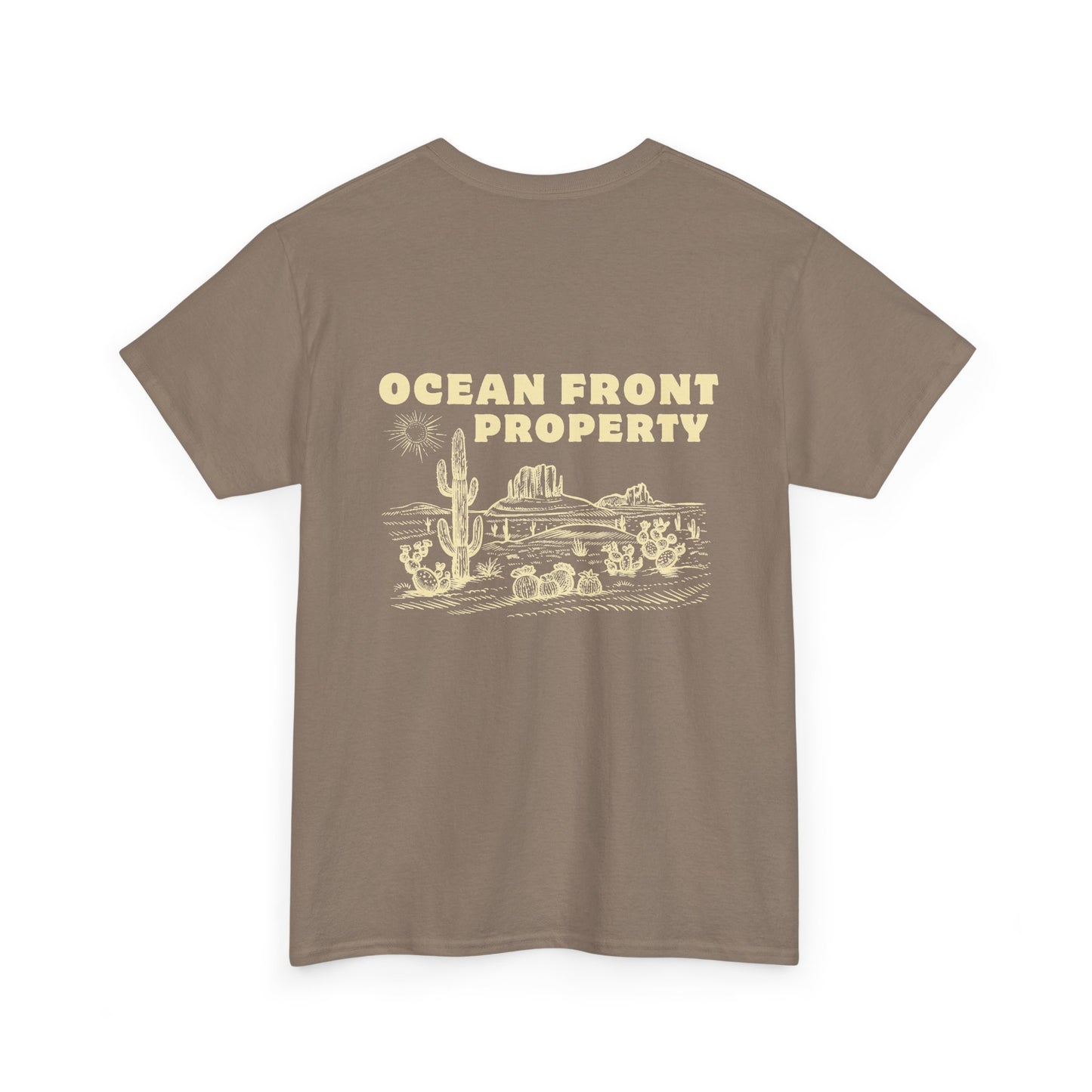 Ocean Front Property - Double-sided // Unisex Heavy Cotton Tee