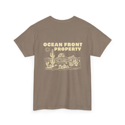 Ocean Front Property - Double-sided // Unisex Heavy Cotton Tee