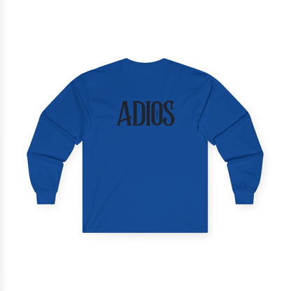 Howdy & Adios // Unisex Long Sleeve Tee | Casual Cotton Top for Friends & Farewells