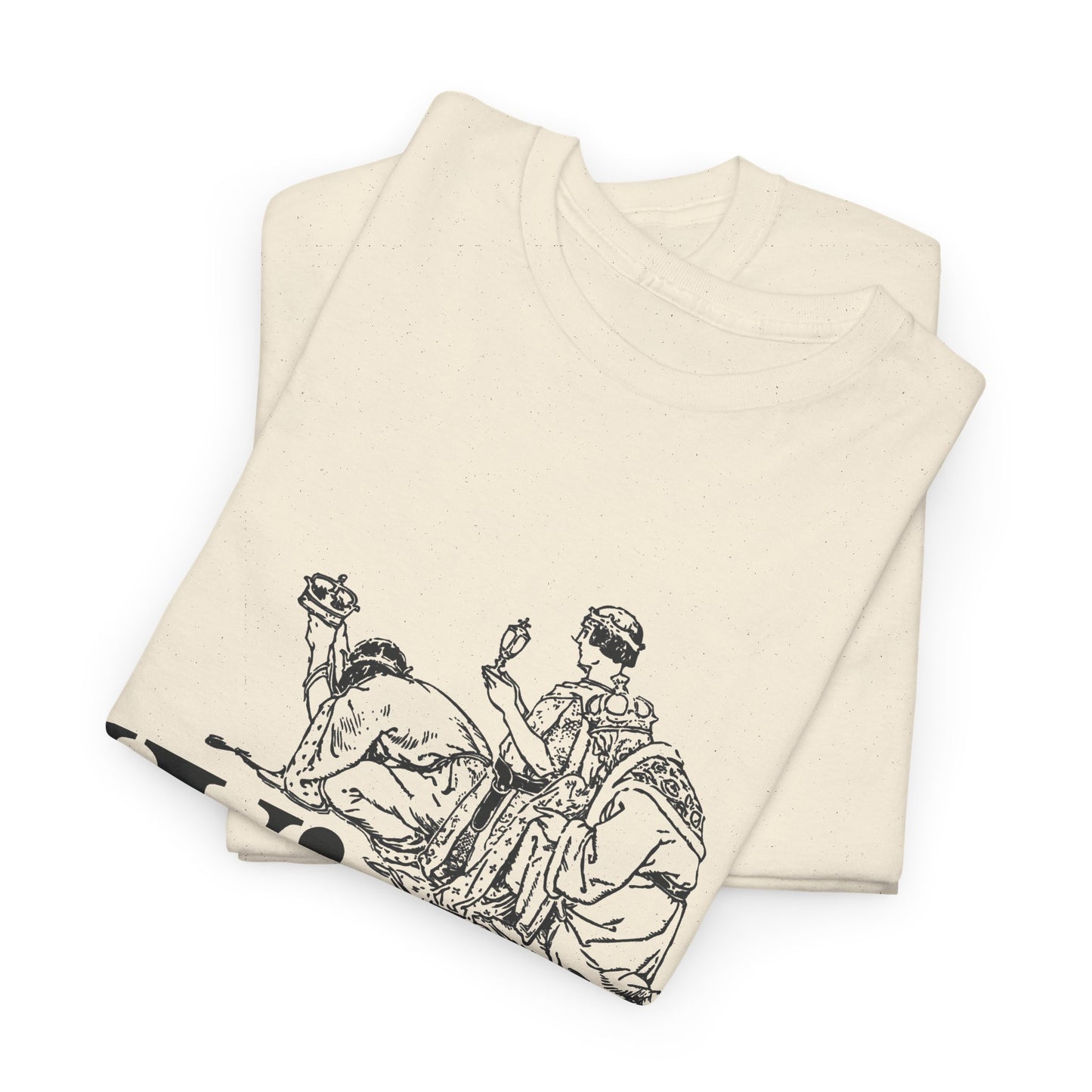 Wise Guys Unisex Heavy Cotton Tee - Stylish Graphic Tee for Casual Wear