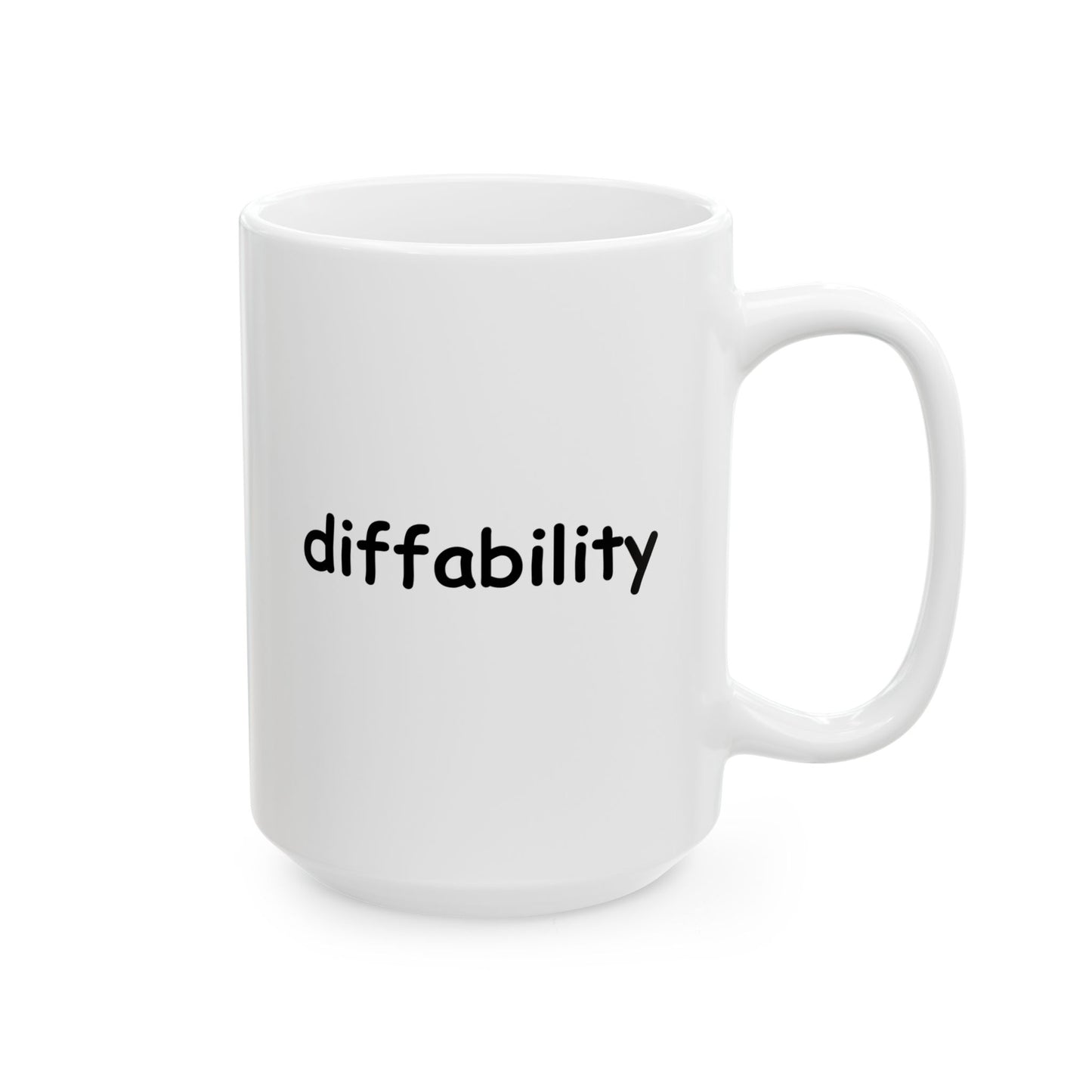 diffability // Ceramic Mug, (11oz, 15oz)