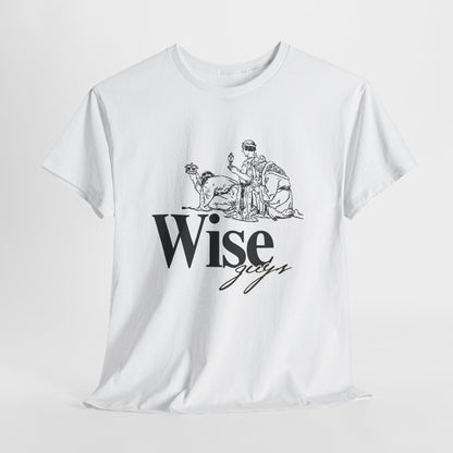 Wise Guys Unisex Heavy Cotton Tee - Stylish Graphic Tee for Casual Wear