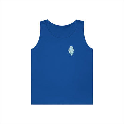 Power Bottom Autumn- Blue Ghost // Playful Tank Top for Unisex
