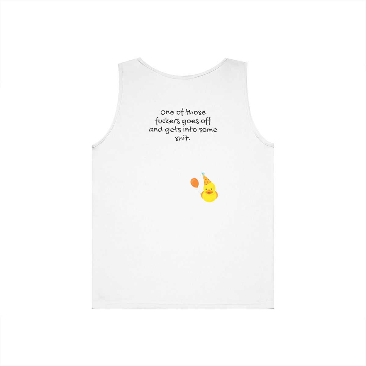 Ducks in a Row // Unisex Heavy Cotton Tank Top