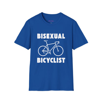Bisexual (Road) Bicyclist  // Unisex Softstyle T-Shirt