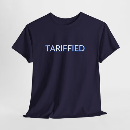 Tarrified // Unisex Heavy Cotton Tee - Scary Economy Statement Shirt