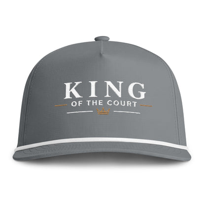 King of the Court Rope Cap – Cream Embroidery