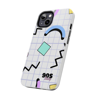 90s Baby Zig Zag and Shapes // iPhone Case