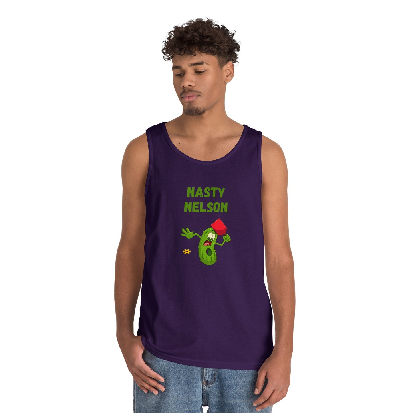 Pickleball // Nasty Nelson // Unisex Heavy Cotton Tank Top
