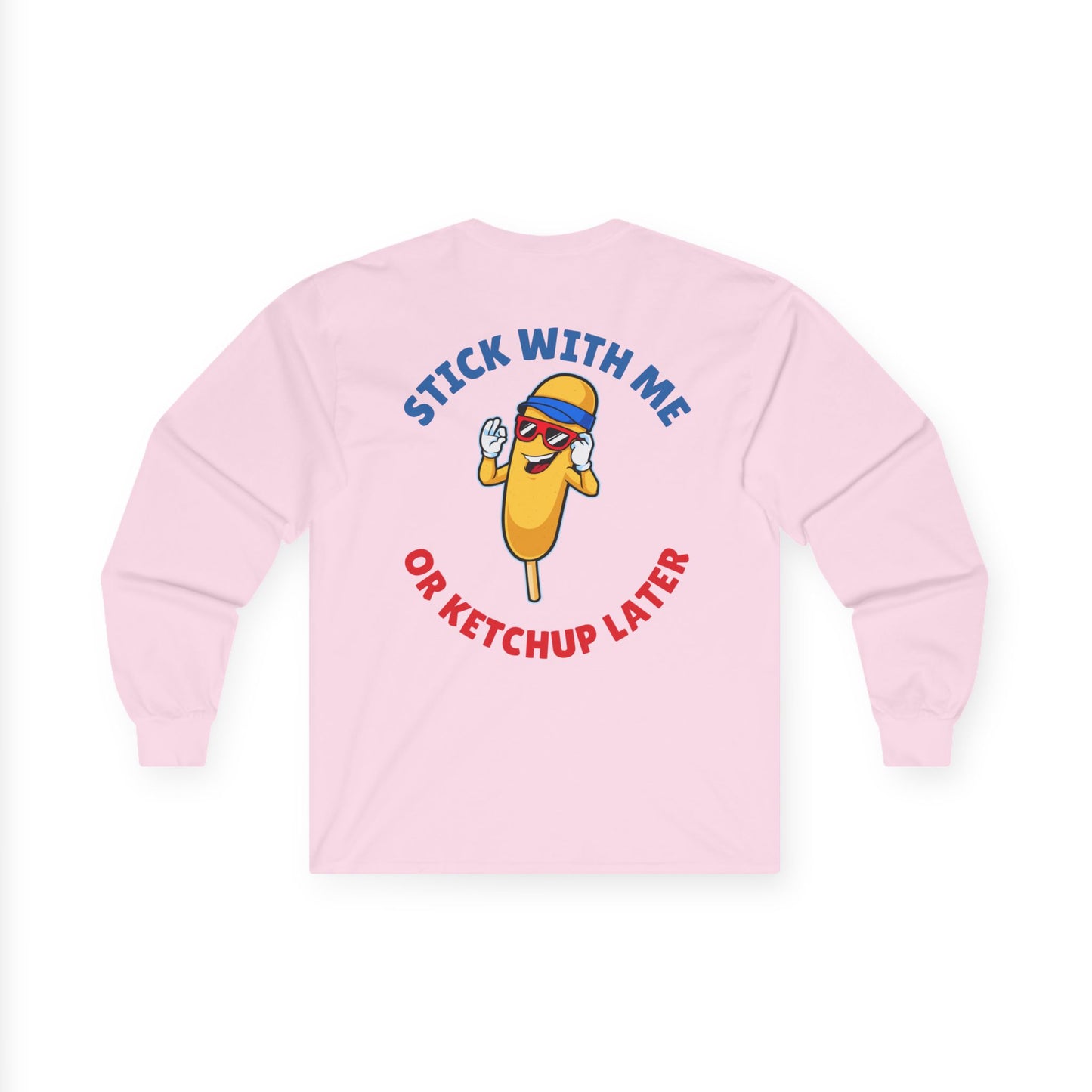 Corndog Season // Long Sleeve Tee - Fun Unisex Apparel for Food Lovers
