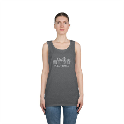 Plant Based // Unisex Heavy Cotton Tank Top - Perfect for Eco Lovers