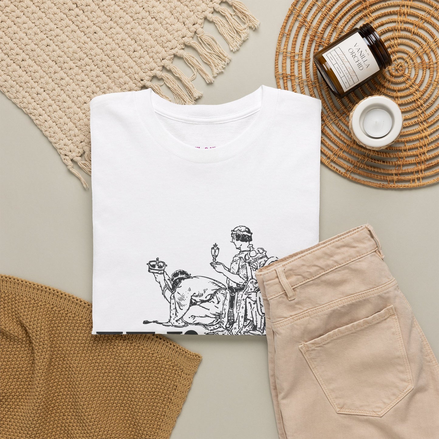 Wise Guys Unisex Heavy Cotton Tee - Stylish Graphic Tee for Casual Wear
