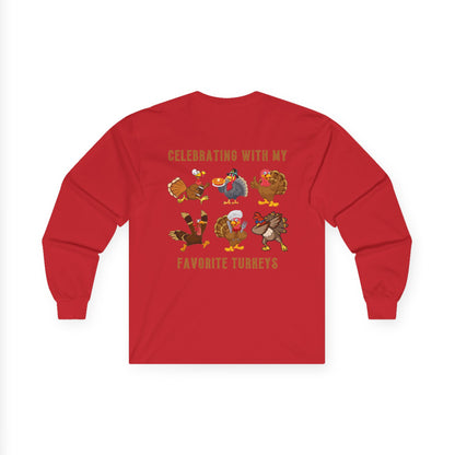 Friendsgiving with My Favorite Turkeys // Unisex Ultra Cotton Long Sleeve Tee