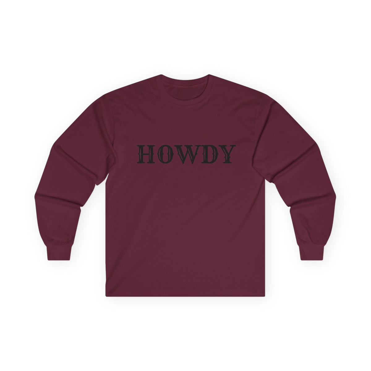 Howdy & Adios // Unisex Long Sleeve Tee | Casual Cotton Top for Friends & Farewells