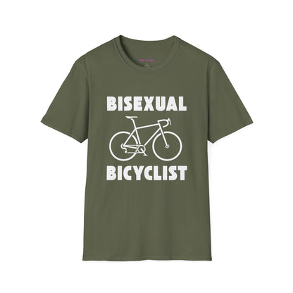 Bisexual (Road) Bicyclist  // Unisex Softstyle T-Shirt