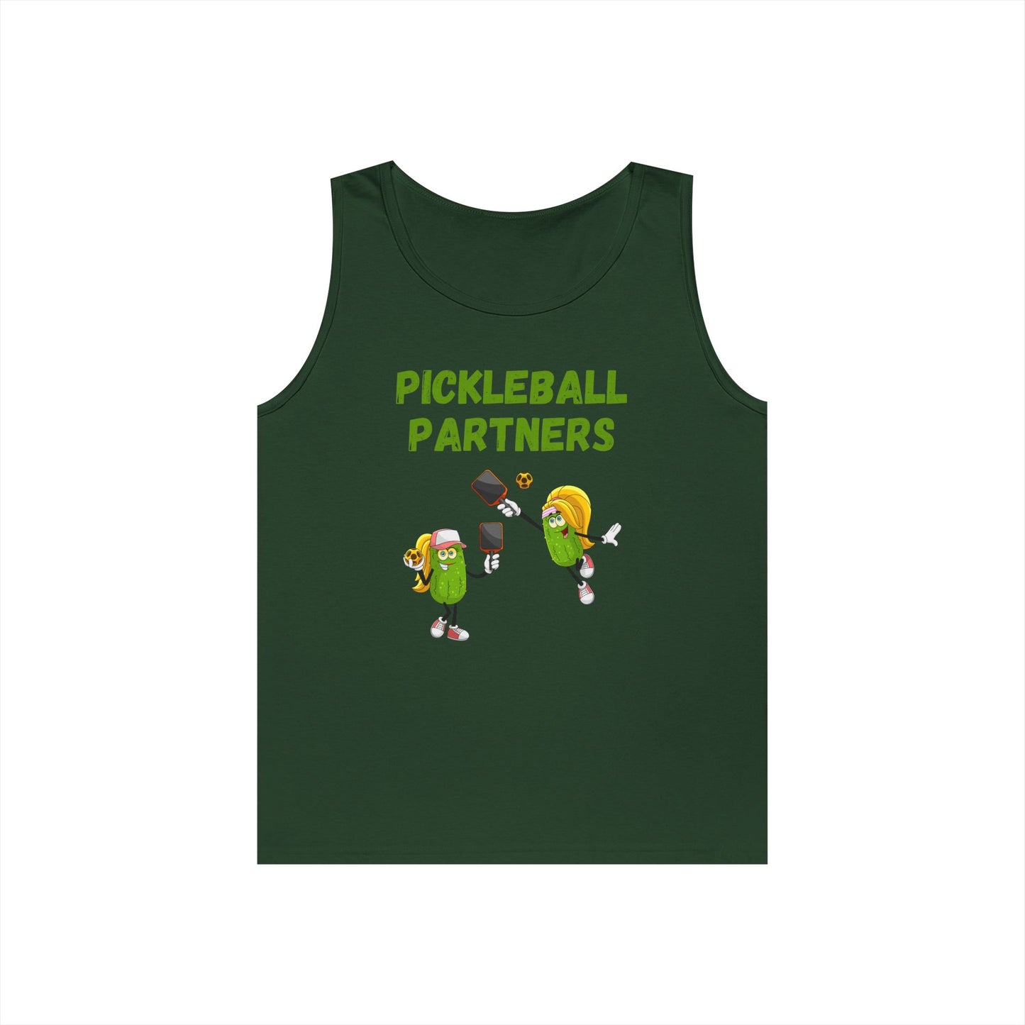 Pickleball Partners 3 // Unisex Heavy Cotton Tank Top