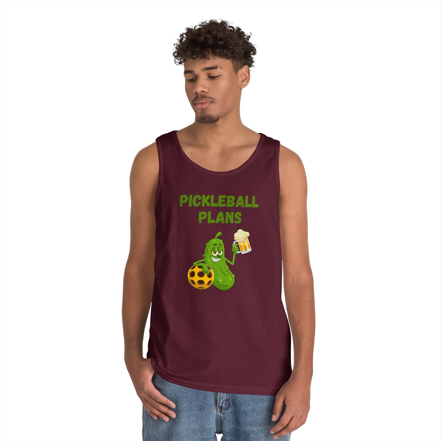 Pickleball Plans // Unisex Heavy Cotton Tank Top