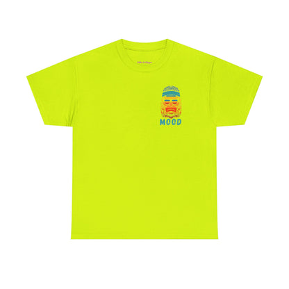 Bigfoot Mood - Pocket Placement // Retro Mood Unisex Heavy Cotton Tee - Colorful Graphic T-Shirt