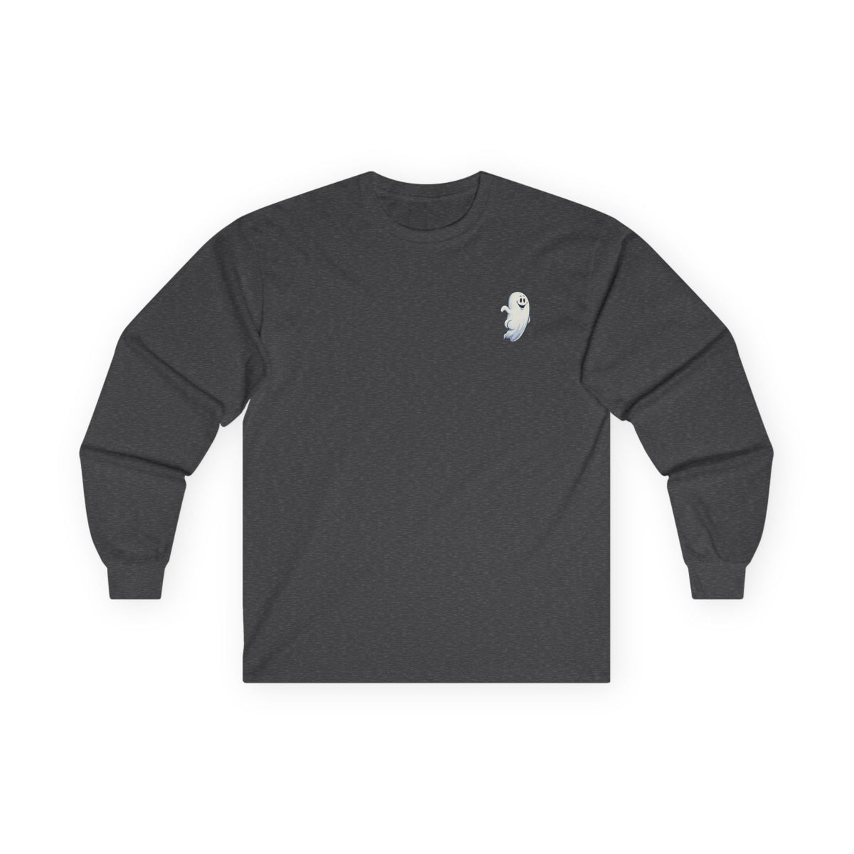 Power Bottom Autumn - White Ghost // Unisex Ghostly Vibes Long Sleeve Tee