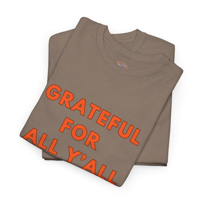 Grateful for All Y'all // Unisex Jersey Short Sleeve Tee