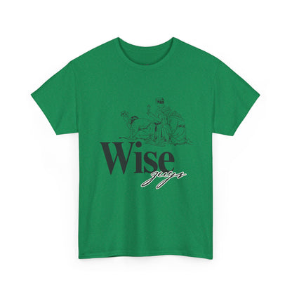 Wise Guys Unisex Heavy Cotton Tee - Stylish Graphic Tee for Casual Wear