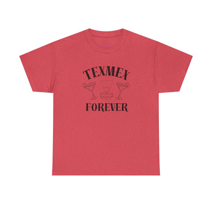 Tex-Mex Forever - Ritas & Queso // Unisex Heavy Cotton Tee - Fun Casual T-Shirt for Food Lovers