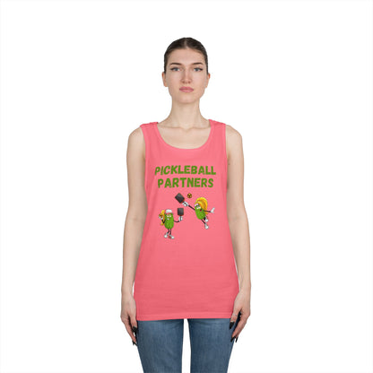 Pickleball Partners 3 // Unisex Heavy Cotton Tank Top