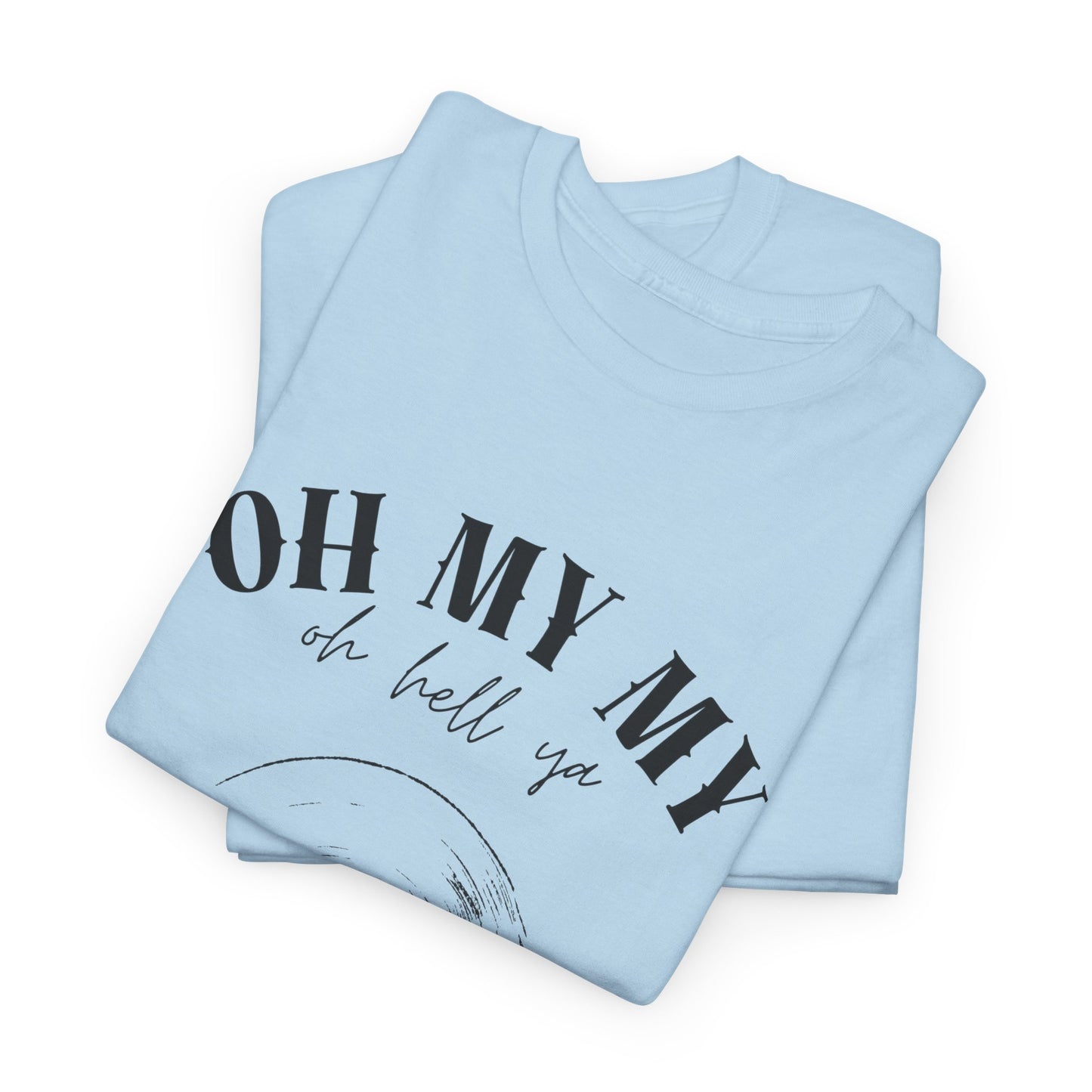 Oh My My Vintage Vinyl Graphic // Unisex Heavy Cotton Tee - Perfect for Music Lovers