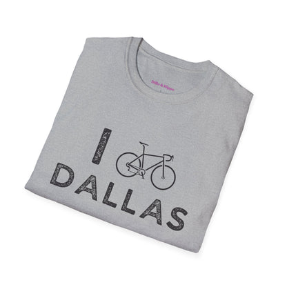 I (Road) Bike Dallas //  Unisex Softstyle T-Shirt