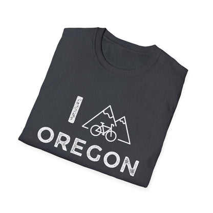 I (Mountain) Bike Oregon // Unisex Softstyle T-Shirt
