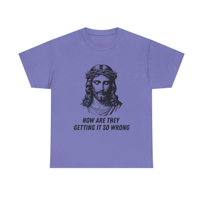 Christ-Inspired Unisex Heavy Cotton Tee - How Are They Getting It So Wrong?