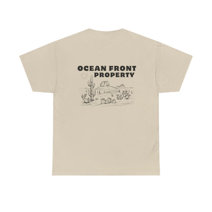 Ocean Front Property - Double-sided // Unisex Heavy Cotton Tee